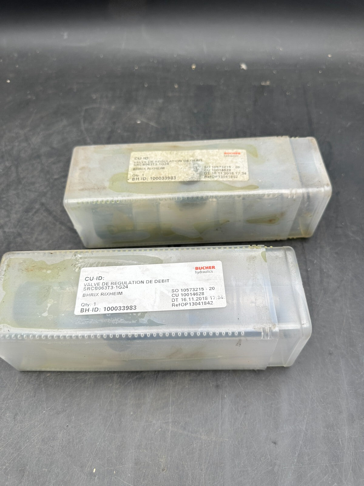 1pc x BUCHER Hydraulics valve regulation de debit srcb0563t3 - 1g24/02 100033983 - KLR Automation