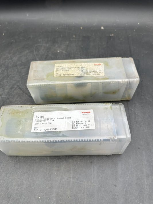1pc x BUCHER Hydraulics valve regulation de debit srcb0563t3 - 1g24/02 100033983 - KLR Automation