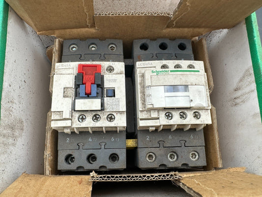 SCHNEIDER ELECTRIC LC2D65AP7 CONTACTEUR INVERSEUR TRI AVEC BORNIERS EVERLINK - KLR Automation