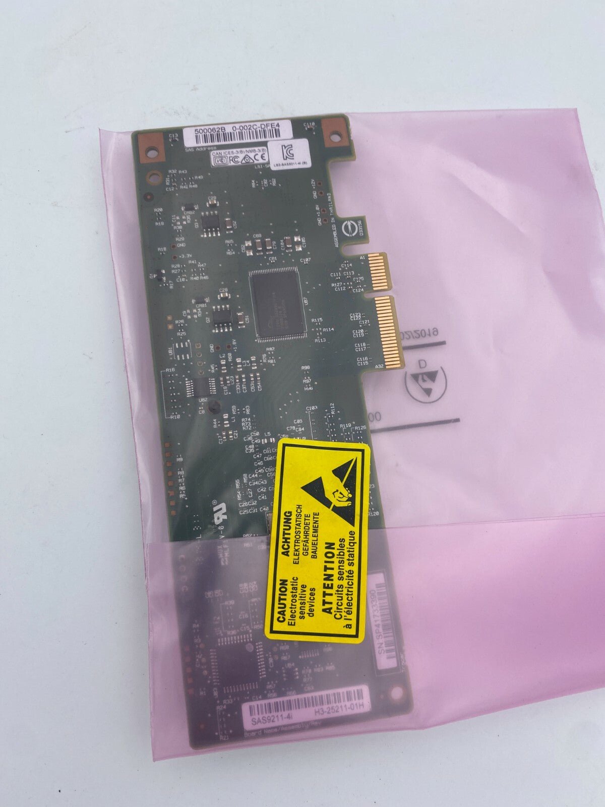 LSI 9211 - 4i 4 Port 6gb/s SAS Board Card Controller PCI Express PCIe2 X4 SAS9211 - KLR Automation