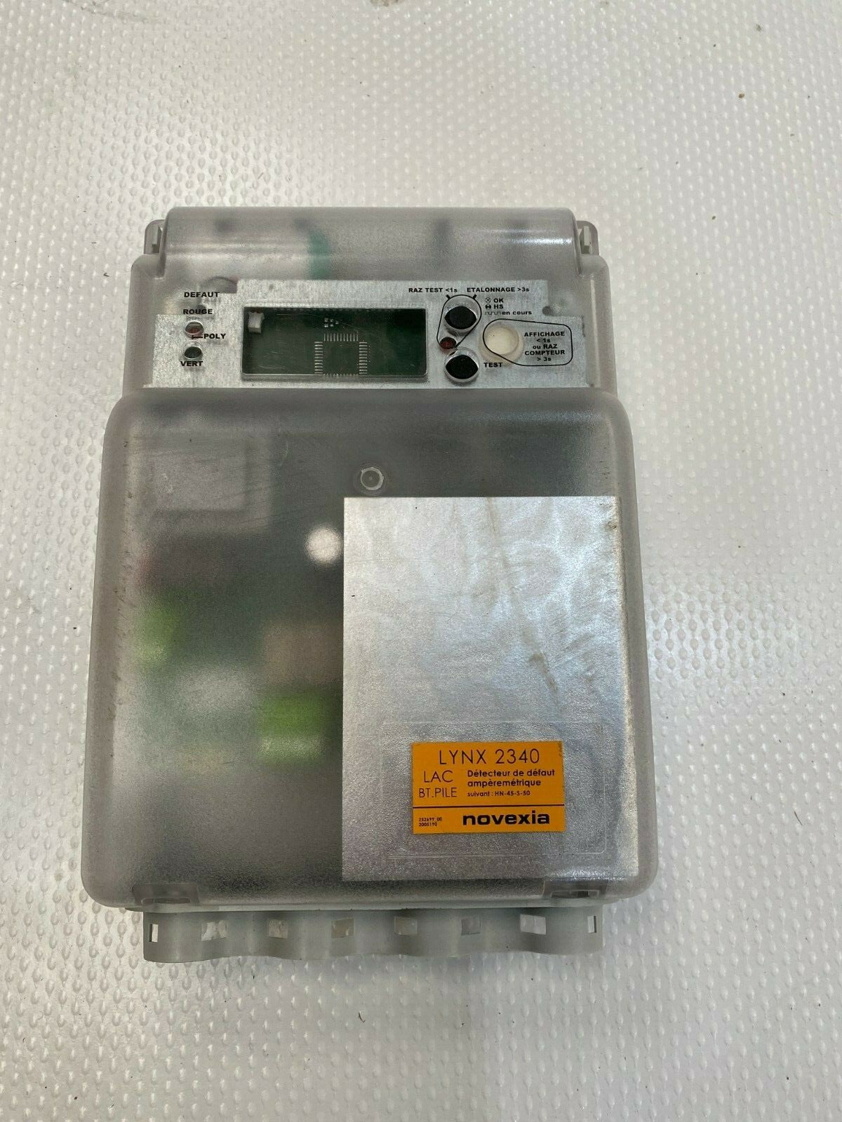 Novexia lynx 2340  HN-45-S-50 Detecteur defaut Amperemetrique reseau souterrain