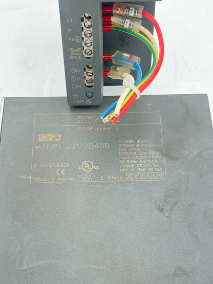 2 pc x  Siemens SITOP 6EP1331-2BA00 Power Supply 24 Volt DC 2 Amp