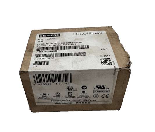 SIEMENS 6EP1351 - 1SH03 LOGO POWER 100 - 240V POWER SUPPLY - KLR Automation