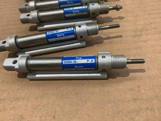 Old Stock 13 x Festo DSN - 10 - 10 - P - A Cylinder - KLR Automation