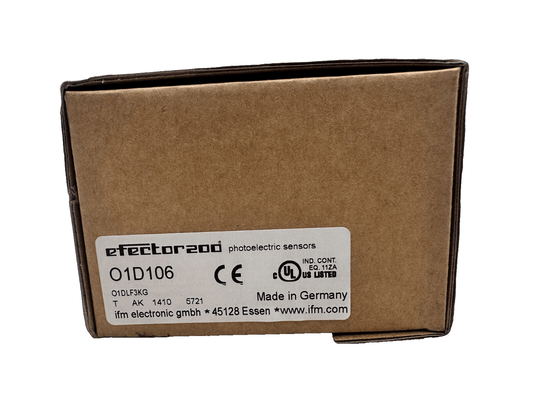 IFM EFFECTOR200 O1D106 PHOTOELECTRIC SENSOR - KLR Automation