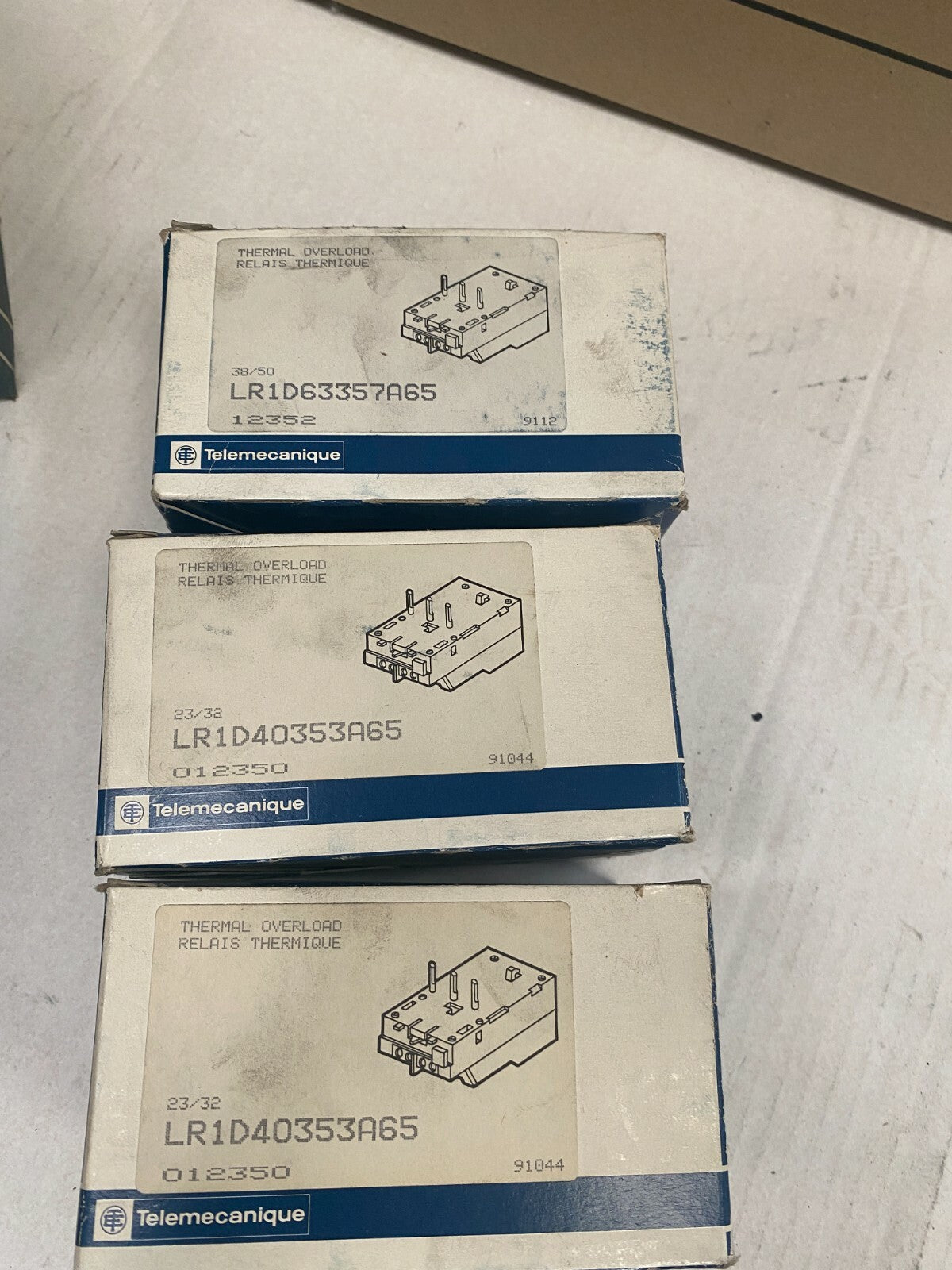 1pc x Telemecanique schneider LR1D40353A65 OVERLOAD RELAY