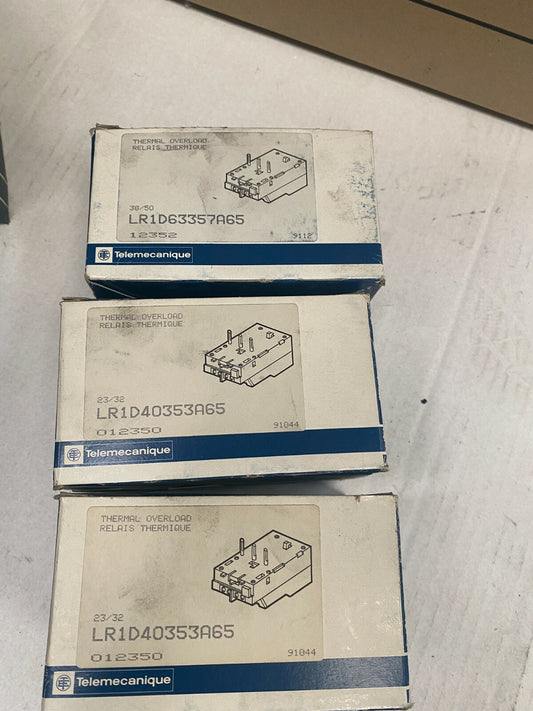 1pc x Telemecanique schneider LR1D40353A65 OVERLOAD RELAY