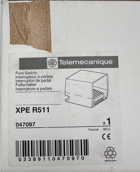 TELEMECANIQUE XPE R511 INTERRUPTEUR A PEDALE