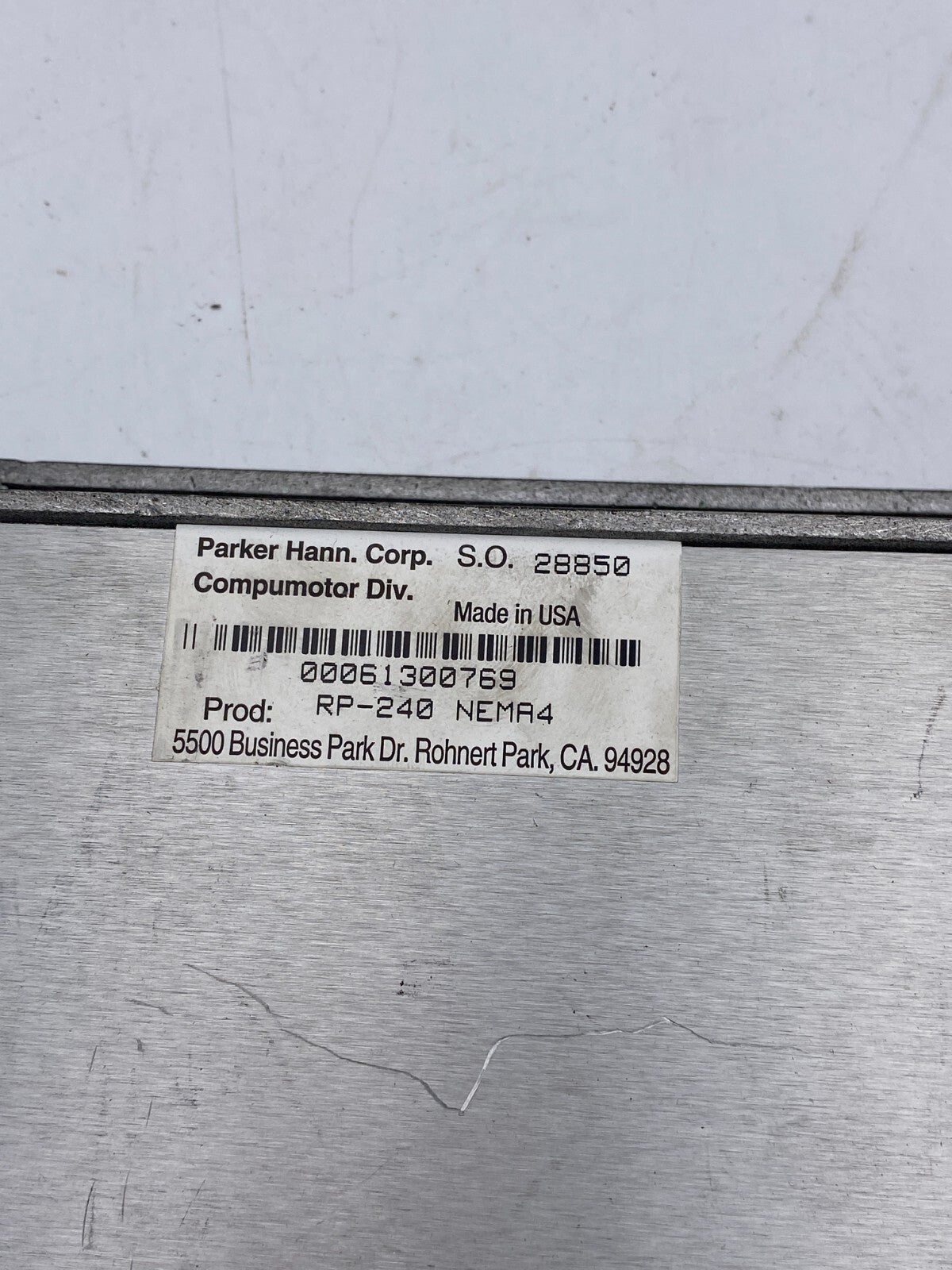 PARKER COMPUMOTOR RP-240 OPERATOR INTERFACE