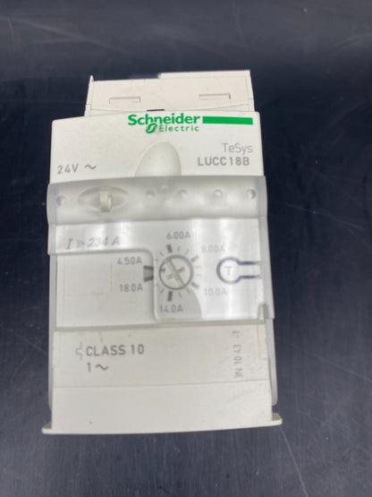 SET OF SCHNEIDER ELECTRIC LUCC18B + LUCA1XB + LUCL12FU + LUCA12B CONTROL UNIT