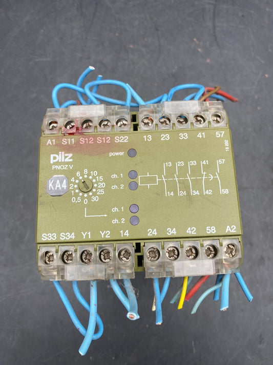 PILZ 18292 PNOZ V 30s 3S 1SZ/1O 474790 SAFETY RELAY - KLR Automation