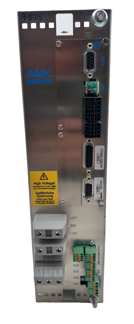 AMK AMKASYN KW 20 AVEC KW-R03 20kVA VERSION 03.24 SERVO DRIVE