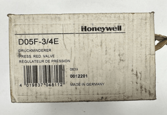 HONEYWELL D05F - 3/4E REGULATEUR DE PRESSION - KLR Automation