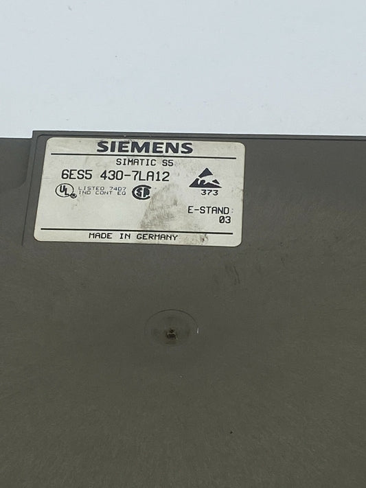 Siemens 6ES5 430 - 7LA12 I/O Module - KLR Automation