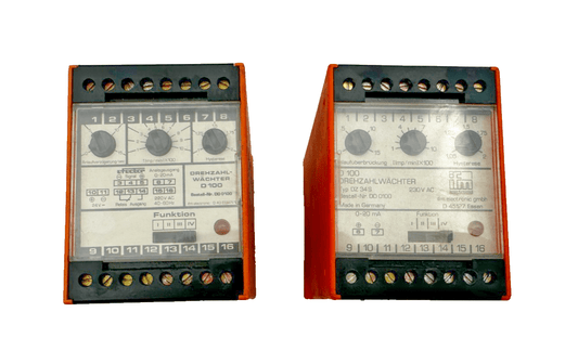 IFM EFFECTOR D 100 DD 0100 TYP DZ 34 S DZ34S 0 - 20mA x2pc - KLR Automation