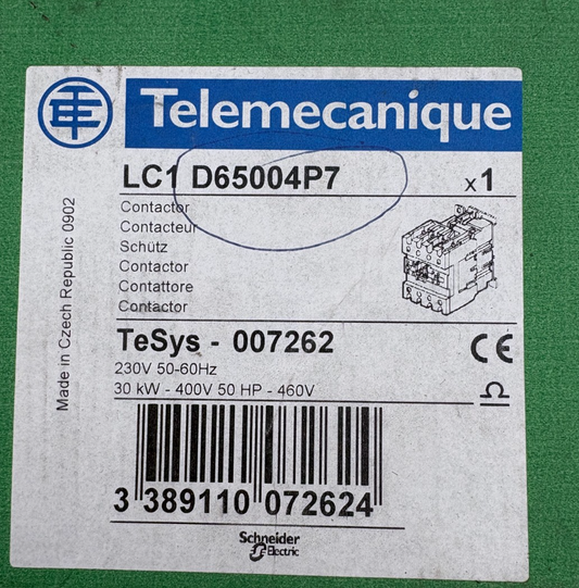 TELEMECANIQUE CONTACTEUR LC1 D65004P7 x1