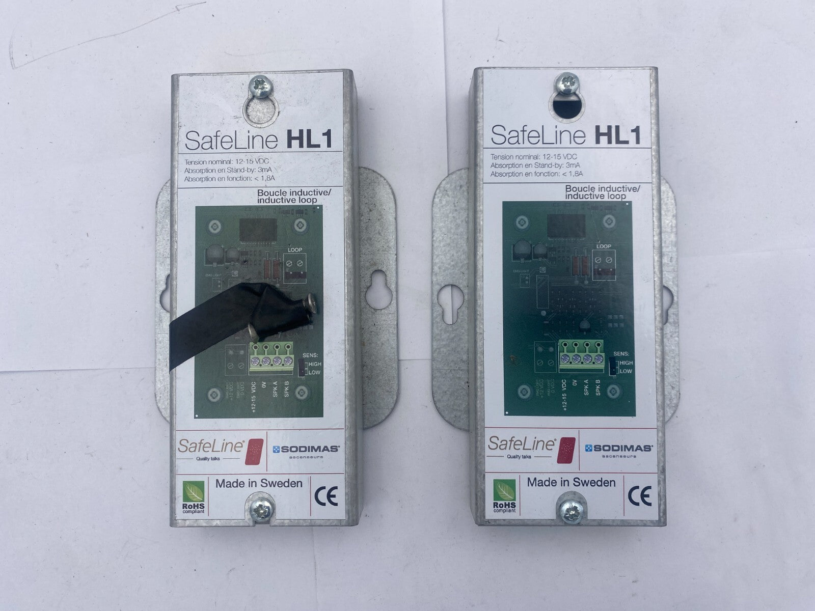 SODIMAS SAFELINE HL1 INDUCTIVE LOOP Elevator parts lift - KLR Automation