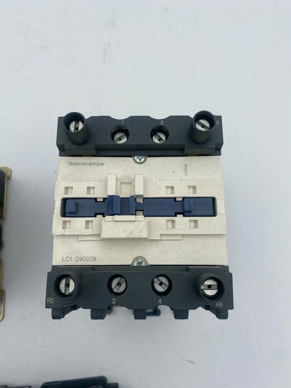 3pc x Telemecanique LC1D40008 // LC1 D40 008 Contactor 240V - KLR Automation