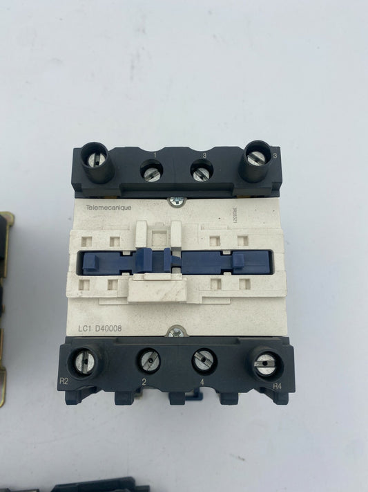 3pc x Telemecanique LC1D40008 // LC1 D40 008 Contactor 240V - KLR Automation
