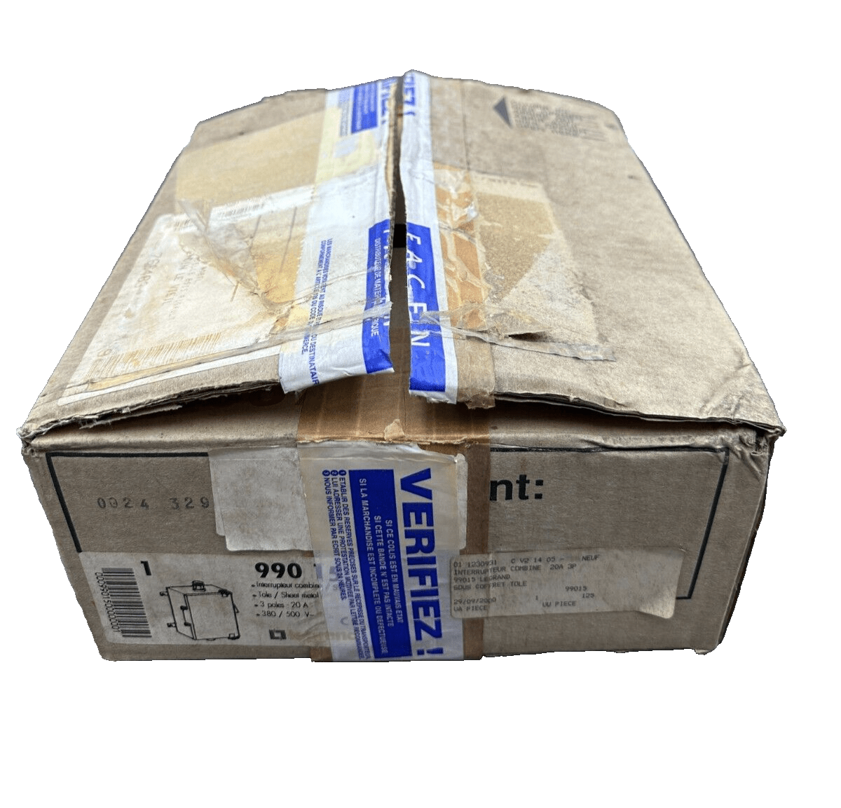 LEGRAND 99015 INTERRUPTEUR COMBINE 3 POLES 20A 380/500V BOITE TOLEE - KLR Automation