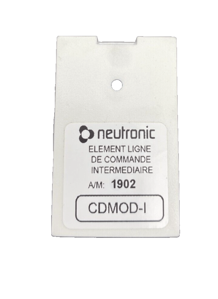 NEUTRONIC CDMOD - I ELEMENT LIGNE DE COMMANDE INTERMEDIAIRE x5pc - KLR Automation