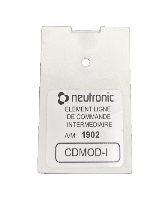 NEUTRONIC CDMOD - I ELEMENT LIGNE DE COMMANDE INTERMEDIAIRE x5pc - KLR Automation