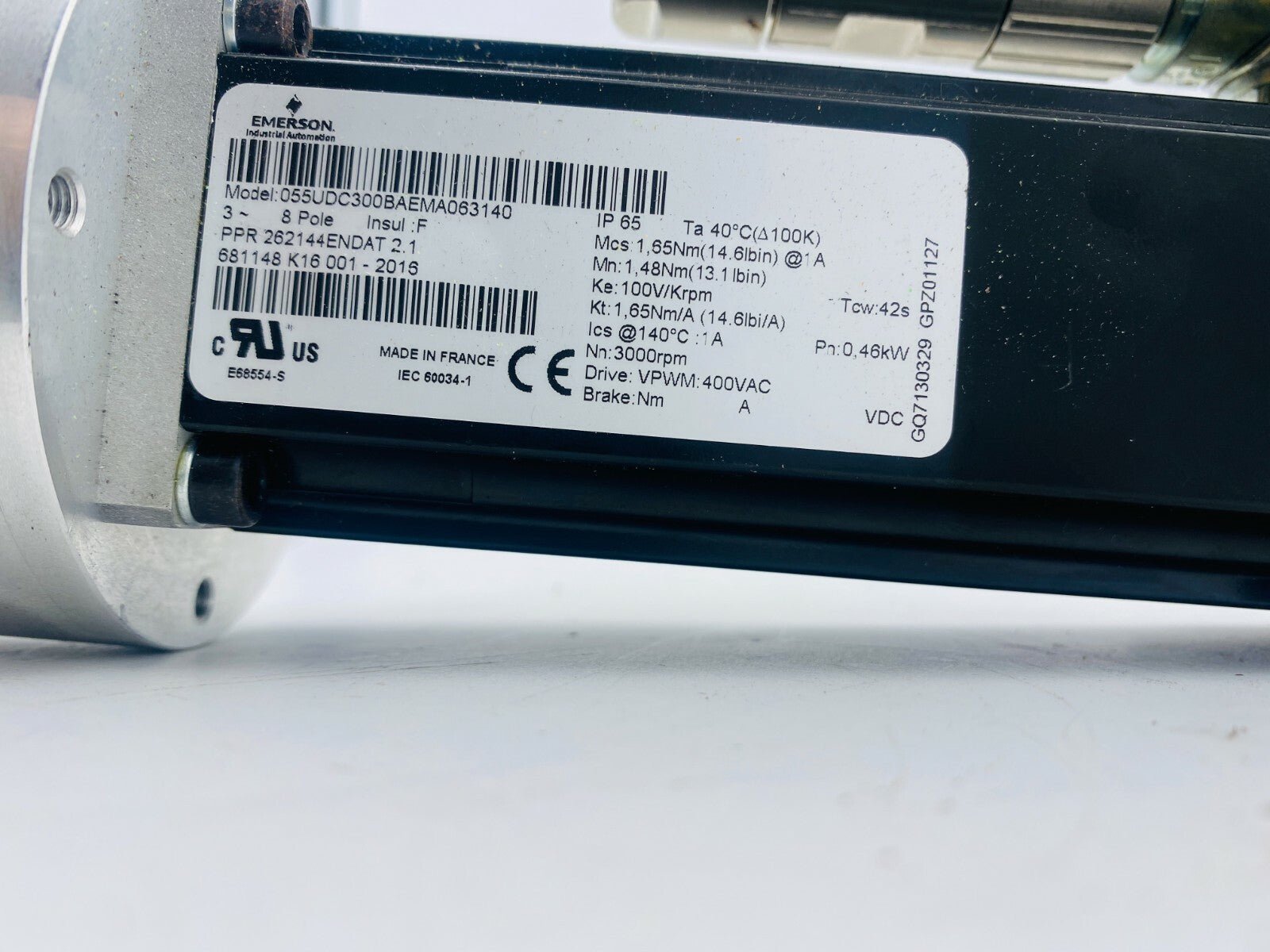 Emerson Leroy Somer 6R3758 L16 001 - 2016 PJE0841 - BT - M - S - MU 055UDC300BAEMA063140 - KLR Automation