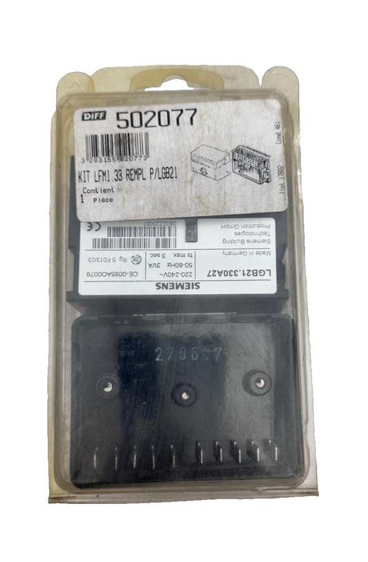 SIEMENS LGB21.330A27 + ADAPTATER KF8880 KIT LFM1.33 REMPL P/LGB21 DIFF