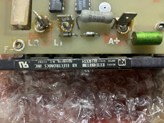  Circuit board card 	RIMA  S30 481D Return Speed .KBIC-120 KB controller 2