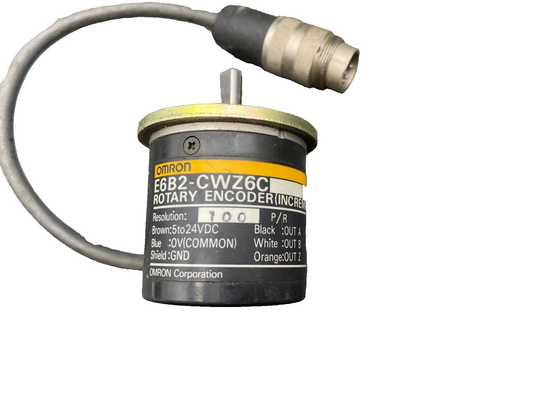 OMRON E6B2-CWZ6C ROTARY ENCODER 5 TO 24VDC 100P/R x1pc