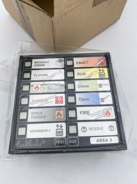 AMI contol Panel Pavé Led AERA 3 PANNEAUX DE SIGNALISATION - KLR Automation