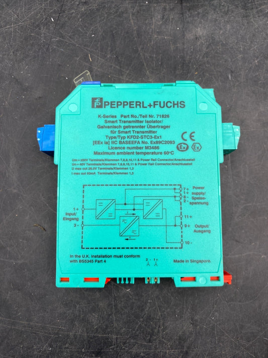 LOT OF 2 PEPPER FUCHS KFD2-STC3-EX1 SMART TRANSMITTER