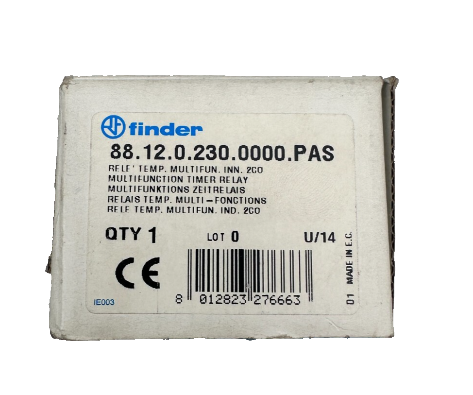 FINDER 88.12.0.230.0000.PAS MULTIFUNCTION TIMER RELAY