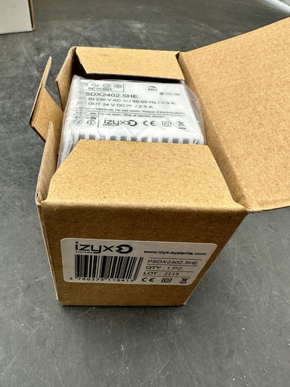 Izyx Systems PSDX2402.5HE | Alimentation rail DIN 3M 230V AC