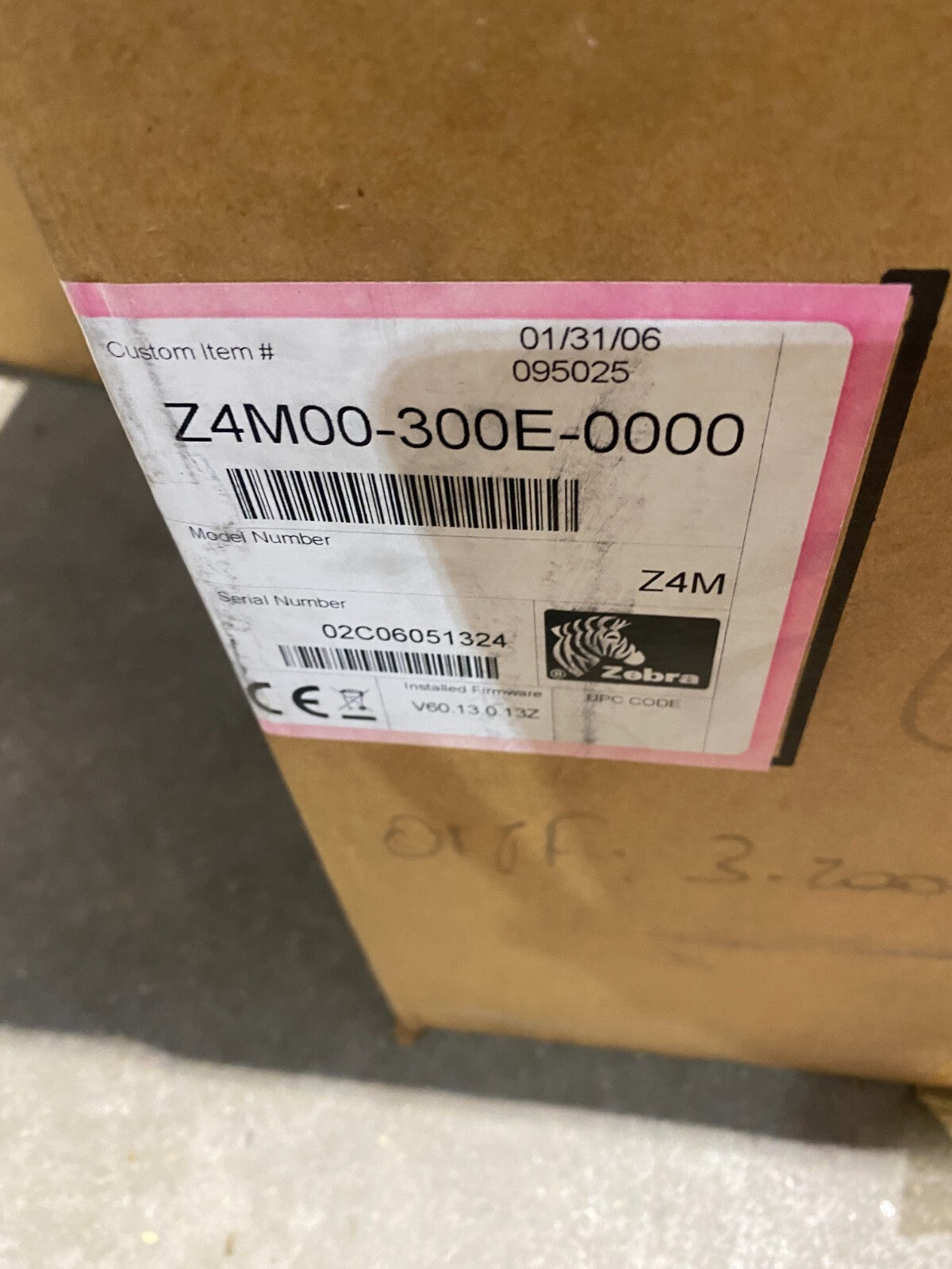 ZEBRA Z4M00-300E-0000 IMPRIMANTE ETIQUETTES INDUSTRIELLE 300DPI