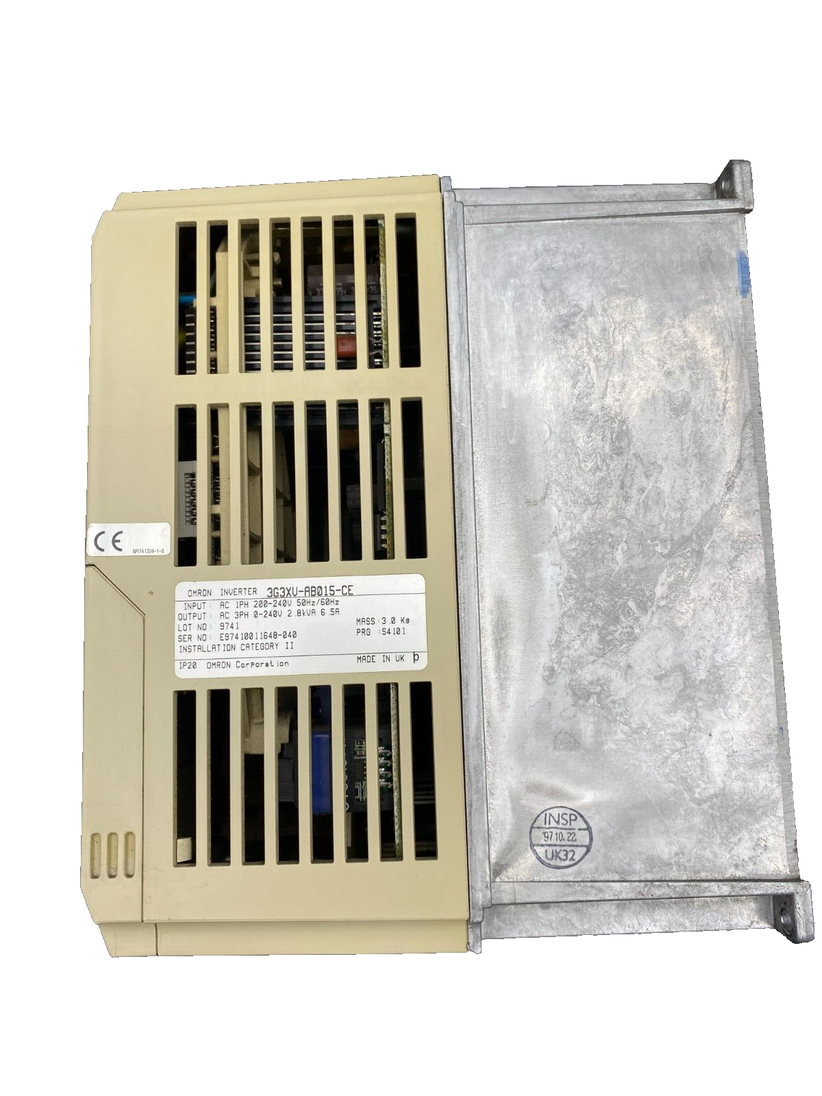 OMRON 3G3XV-AB015-CE 3G3XV INVERTER SYSDRIVE 200V 1PH 1.5kW x1pc