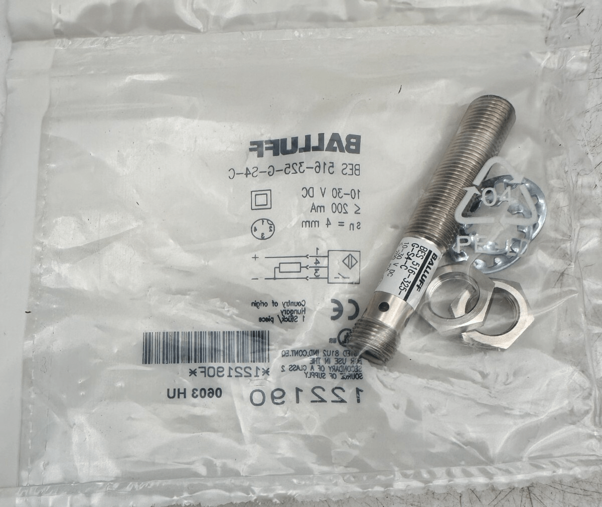 BALLUFF BES 516 - 325 - G - S4 - C 122190 SENSOR PROXIMITY SWITCH x7pc - KLR Automation