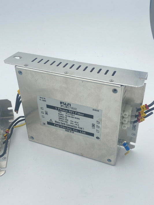 2pc x Fuji Electric EFL - 0.75E9 - 4 3 phase rfi filter - KLR Automation