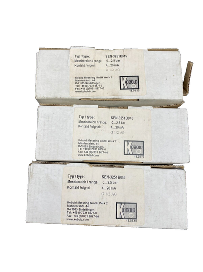 KOBOLD SEN-3251B045 0-2.5 BAR 4-20mA CAPTEUR DE PRESSION x1pc