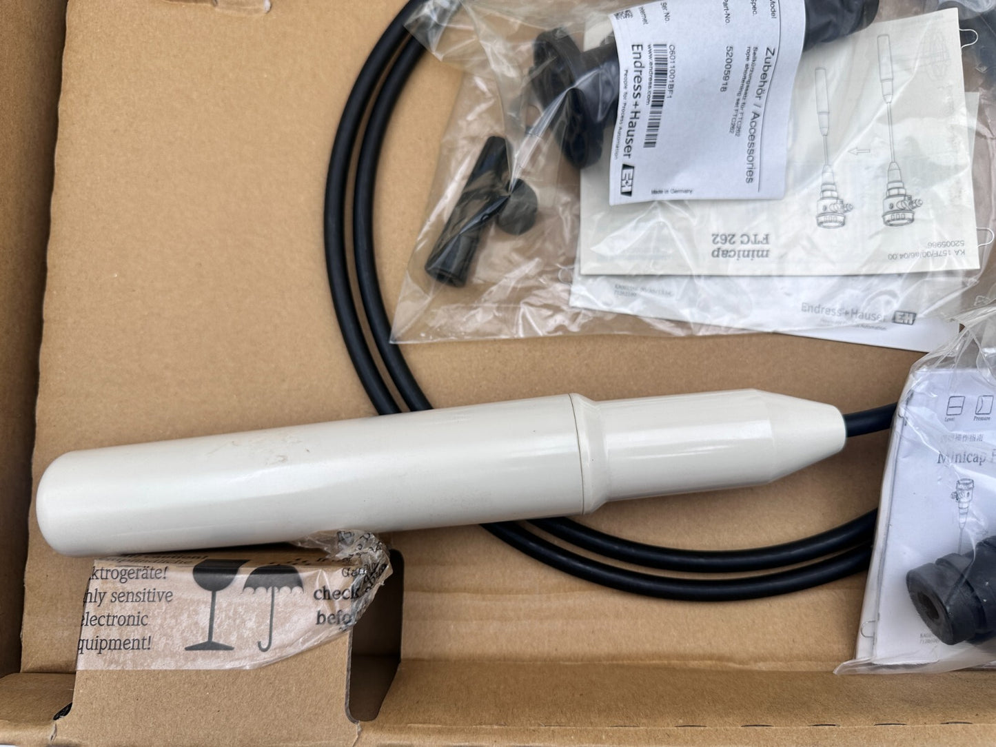ENDRESS+HAUSER MINICAP FTC 262 FTC262-AA42J1 L=2500mm CAPTEUR DE NIVEAU