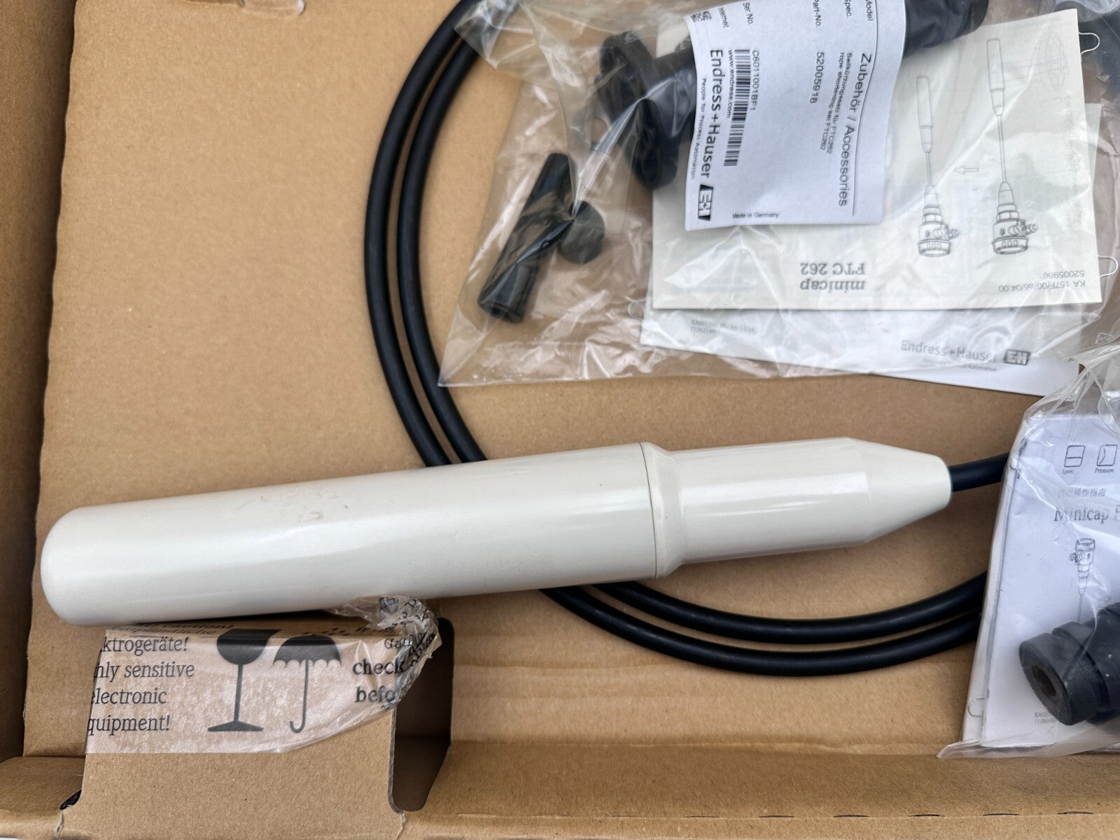 ENDRESS+HAUSER MINICAP FTC 262 FTC262-AA42J1 L=2500mm CAPTEUR DE NIVEAU