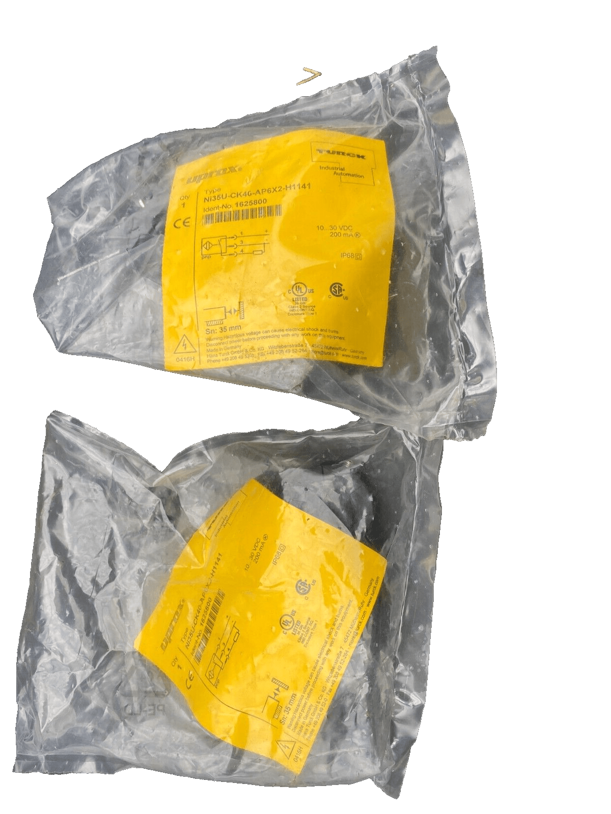 TURCK NI35U - CK40 - AP6X2 - H1141 x1pc - KLR Automation
