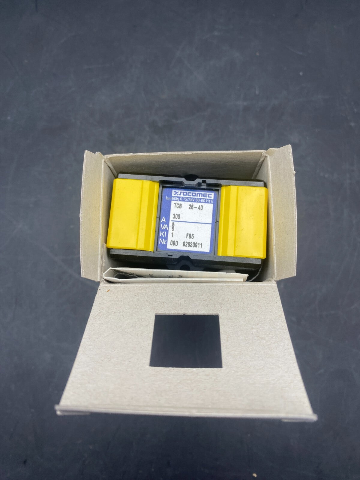 SOCOMEC 192T3230 TCB 26-40 CURRENT TRANSFORMER