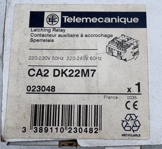 TELEMECANIQUE CONTACTEUR AUXILLIAIRE A ACROCHAGE CA2 DK22M7 x1