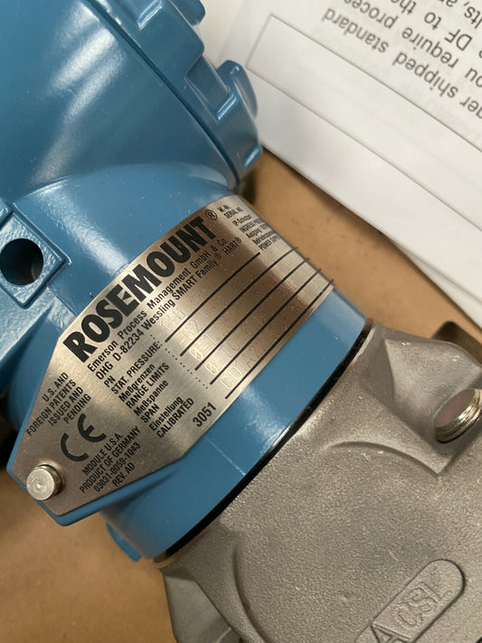 NEW ROSEMOUNT 3051  PRESSURE TRANSMITTER 