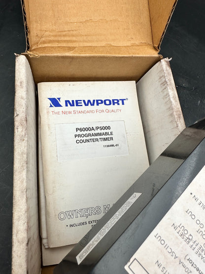 Newport P6000A/P5000 PROGRAMMABLE COUNTER/TIMER 11364ML-01       P6100A/E