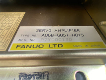 1pc x FANUC A06B-6057-H015 SERVO AMPLIFIER