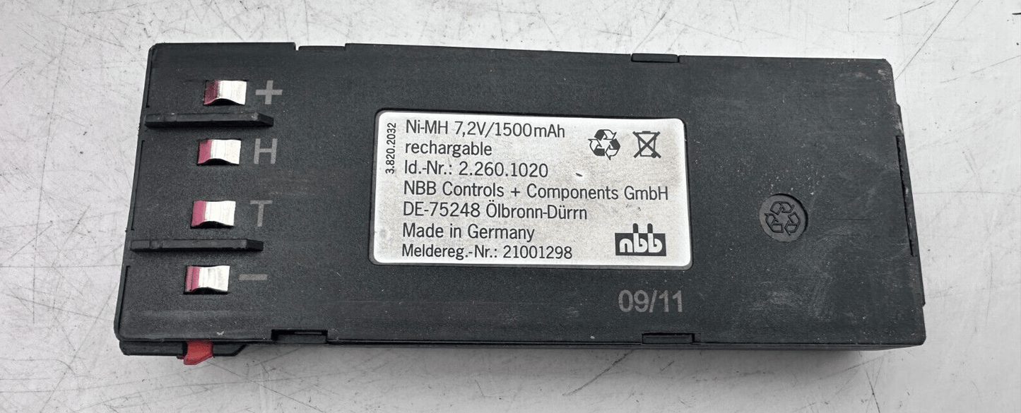 NBB NANO L SMJ - A2/2 7.2V 433.100 - 434.750 MHz CONTROL REMOTE JOYSTICK - KLR Automation