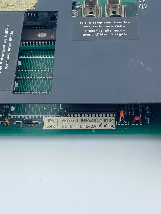APRIL 5MRV8/3 - 1 Mémoire 8K REPROM Programme - KLR Automation