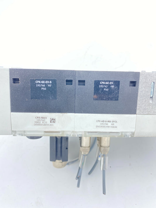 Festo  CPX-FB13  195740  CPX-AB-8-M8-3POL 195706  VMPA1-FB-EMS-8 MPA-FB-VI 53041